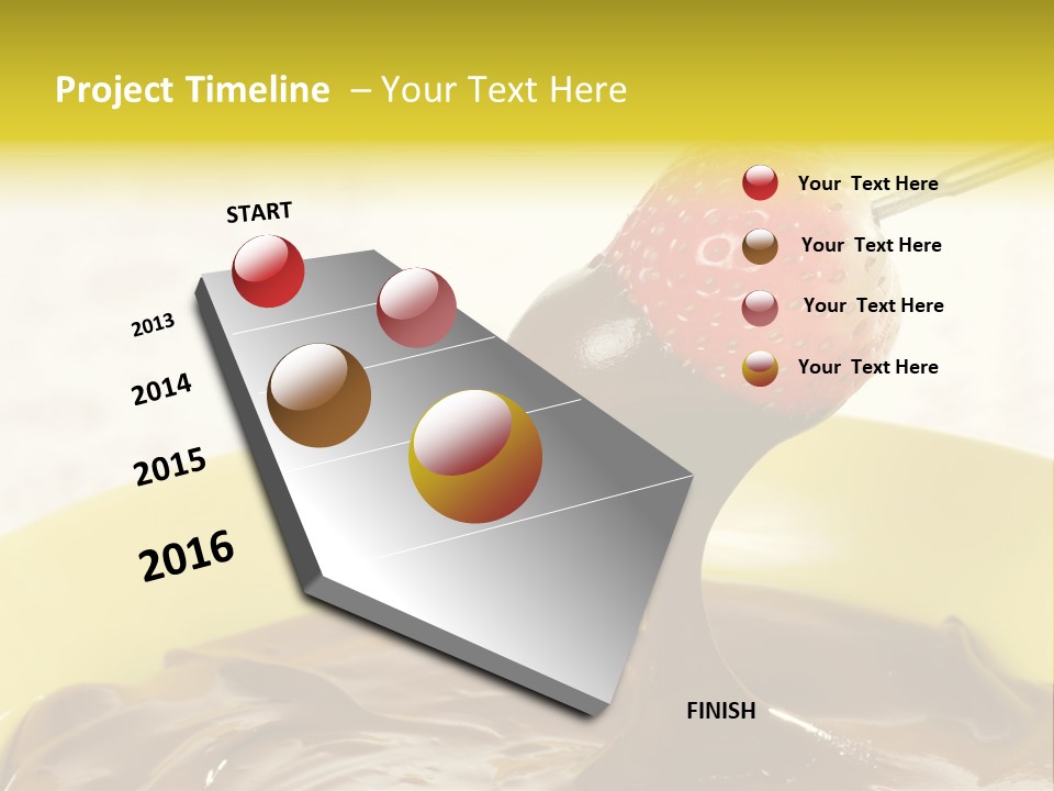 Coated Stick Snack PowerPoint Template