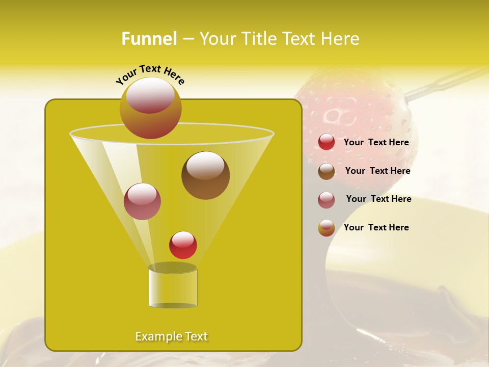 Coated Stick Snack PowerPoint Template
