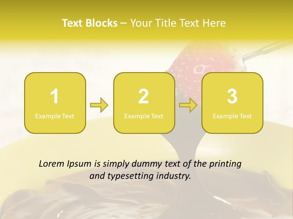 Coated Stick Snack PowerPoint Template