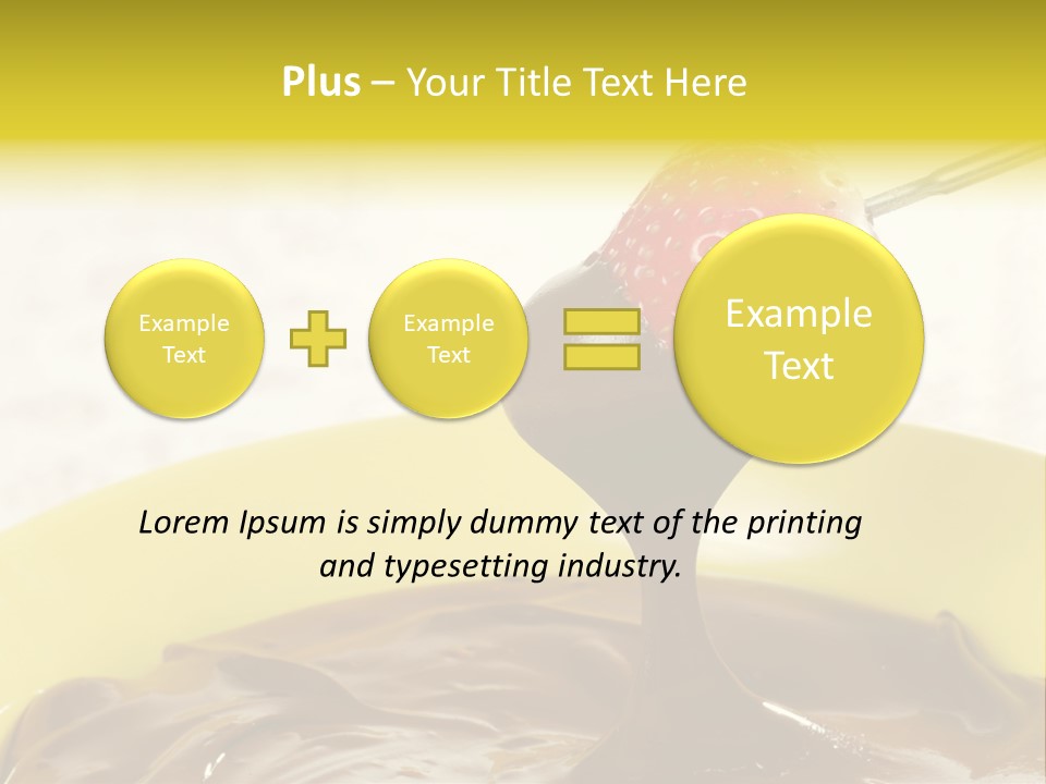 Coated Stick Snack PowerPoint Template