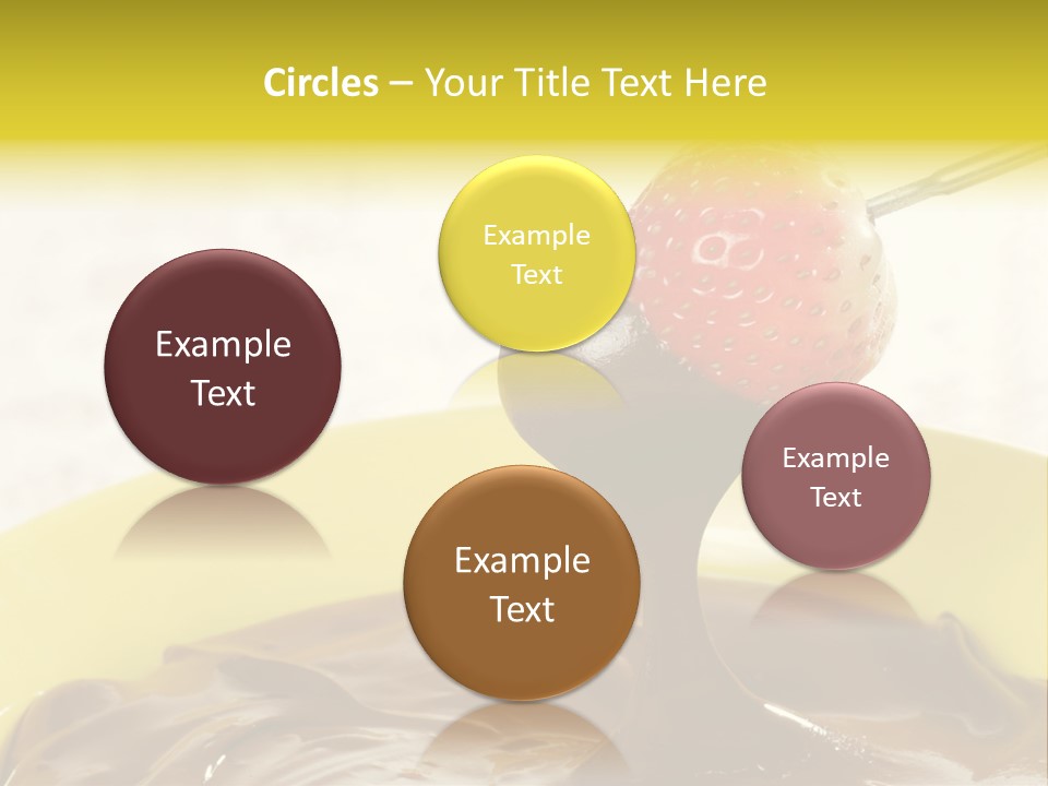 Coated Stick Snack PowerPoint Template