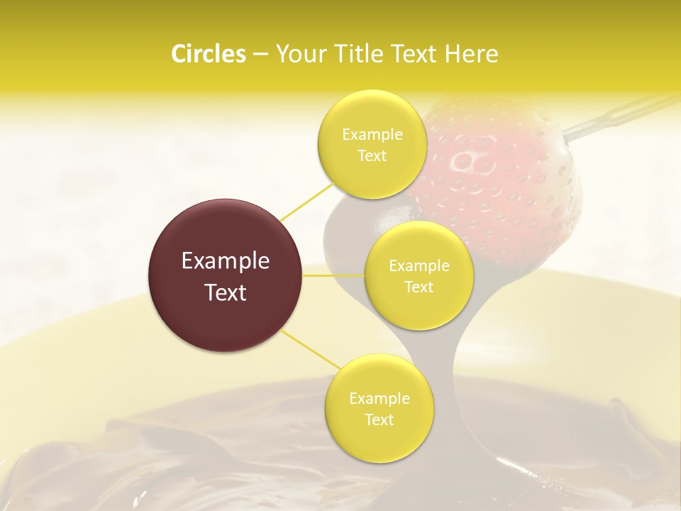 Coated Stick Snack PowerPoint Template