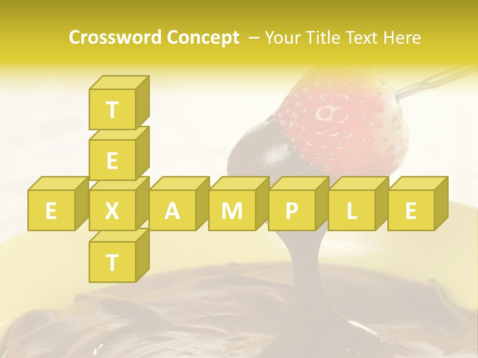 Coated Stick Snack PowerPoint Template