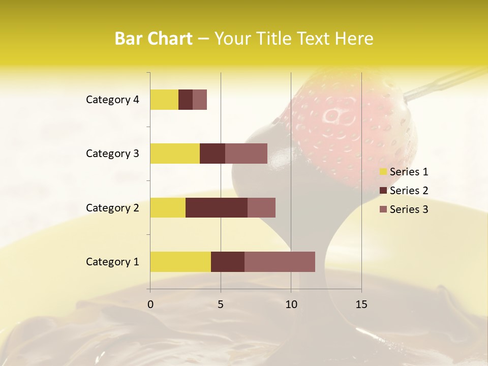 Coated Stick Snack PowerPoint Template