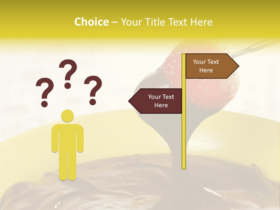 Coated Stick Snack PowerPoint Template