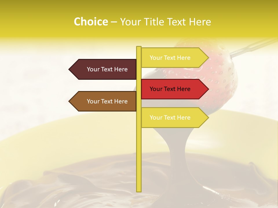 Coated Stick Snack PowerPoint Template