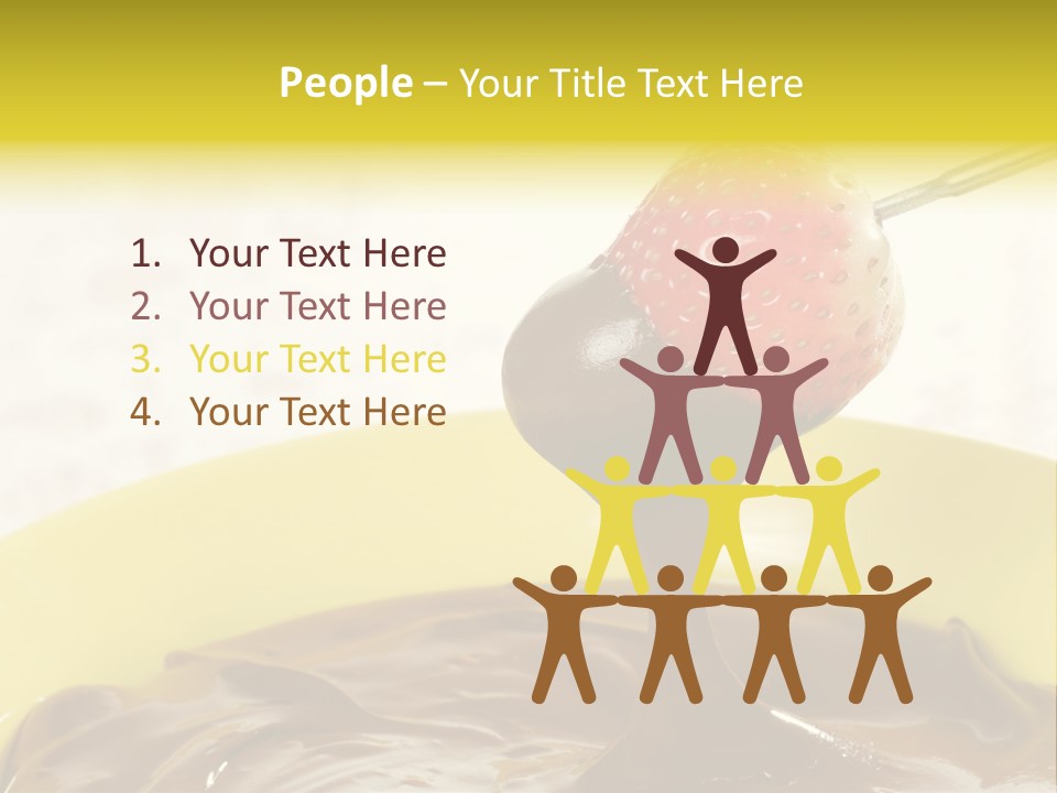 Coated Stick Snack PowerPoint Template