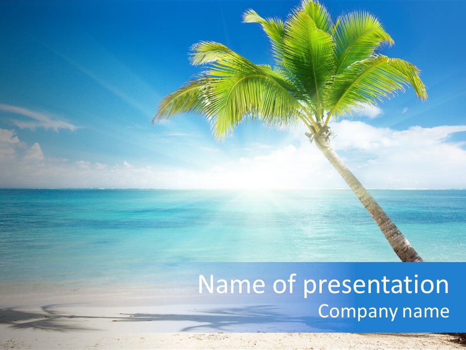 Sun Beach PowerPoint Template