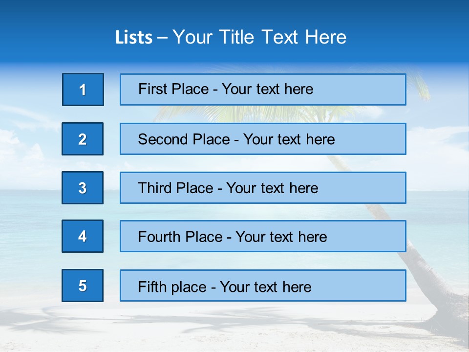 Sun Beach PowerPoint Template