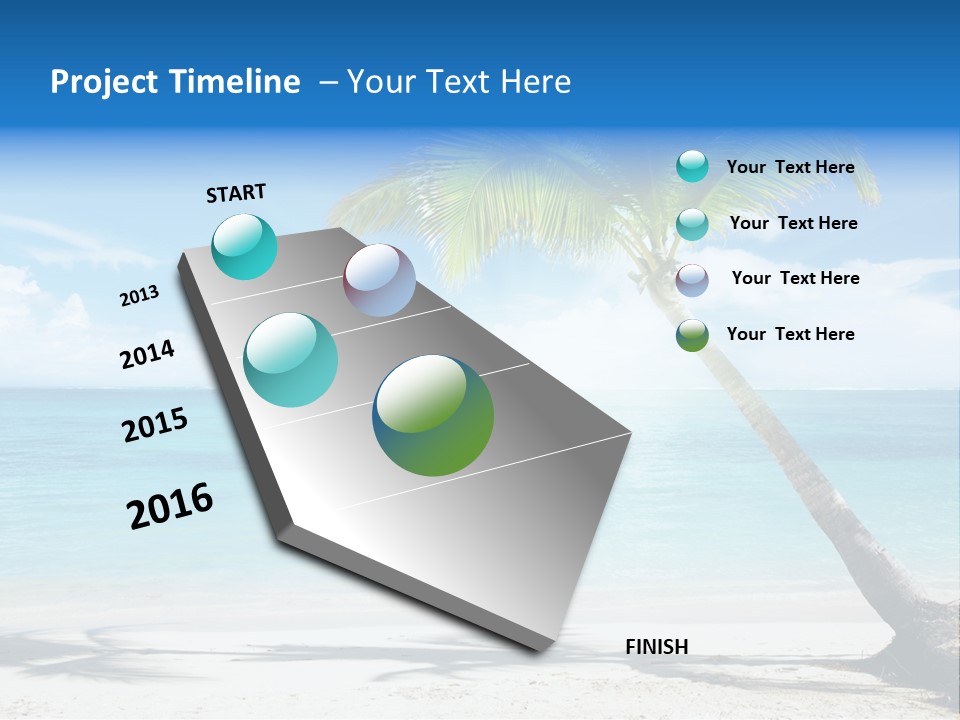 Sun Beach PowerPoint Template