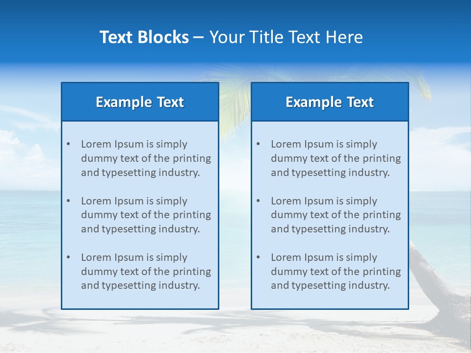 Sun Beach PowerPoint Template
