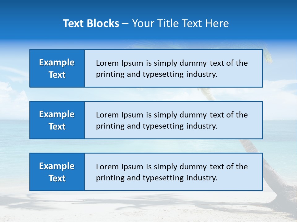 Sun Beach PowerPoint Template