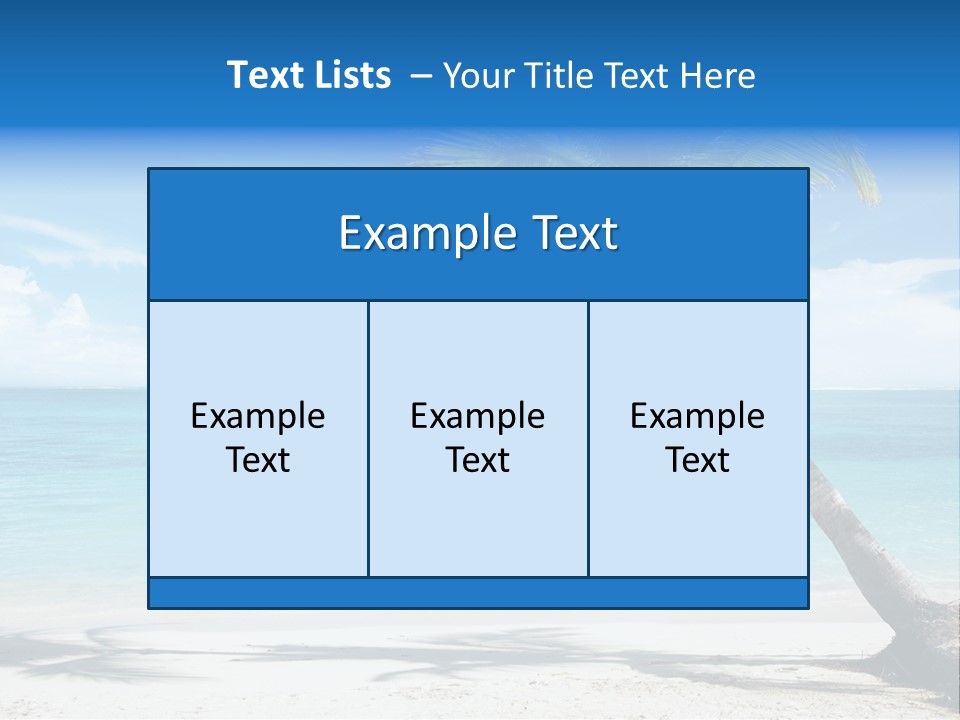 Sun Beach PowerPoint Template