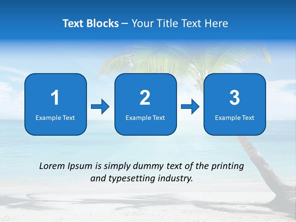 Sun Beach PowerPoint Template