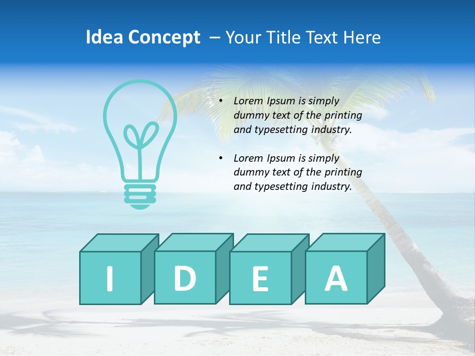 Sun Beach PowerPoint Template