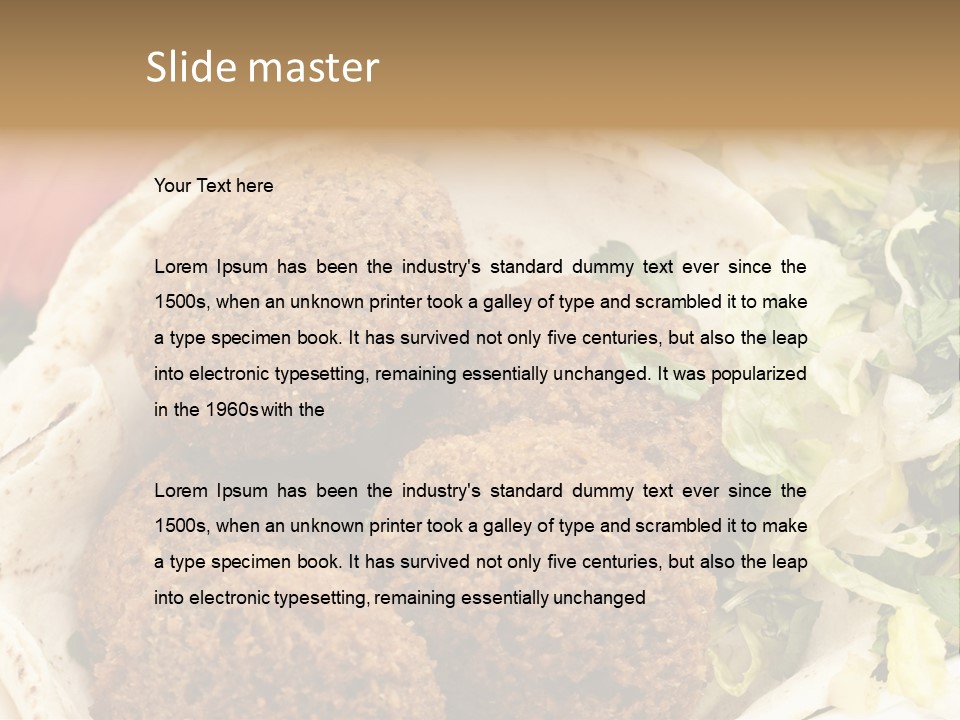 Falafel Arabic PowerPoint Template