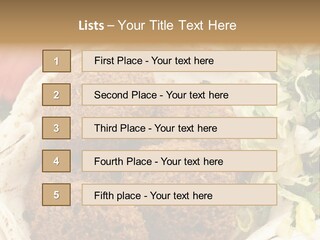 Falafel Arabic PowerPoint Template
