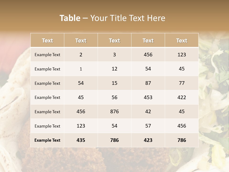 Falafel Arabic PowerPoint Template