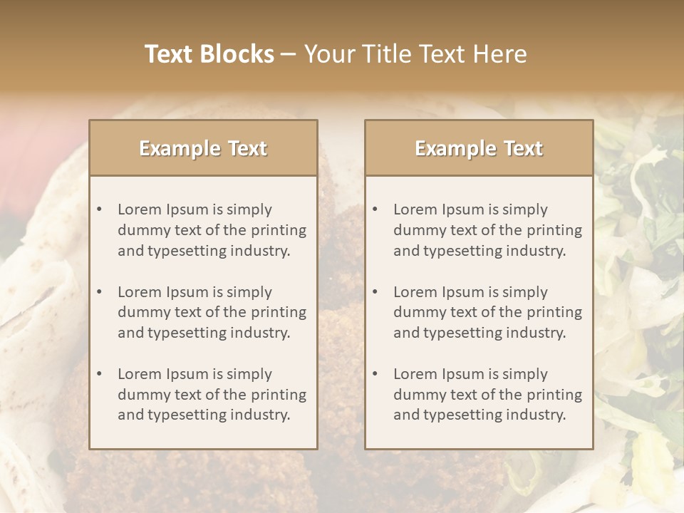 Falafel Arabic PowerPoint Template