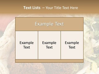 Falafel Arabic PowerPoint Template