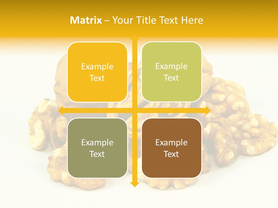 Free Clip Art Walnuts PowerPoint Template