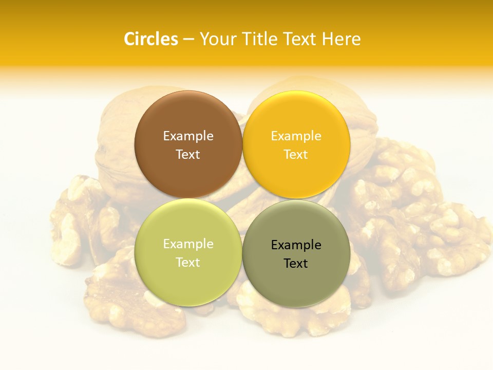 Free Clip Art Walnuts PowerPoint Template