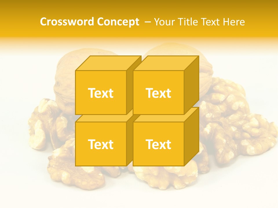 Free Clip Art Walnuts PowerPoint Template
