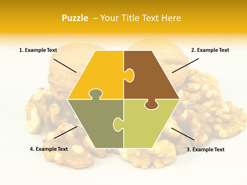 Free Clip Art Walnuts PowerPoint Template