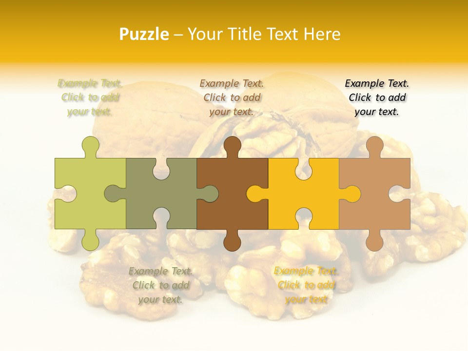 Free Clip Art Walnuts PowerPoint Template