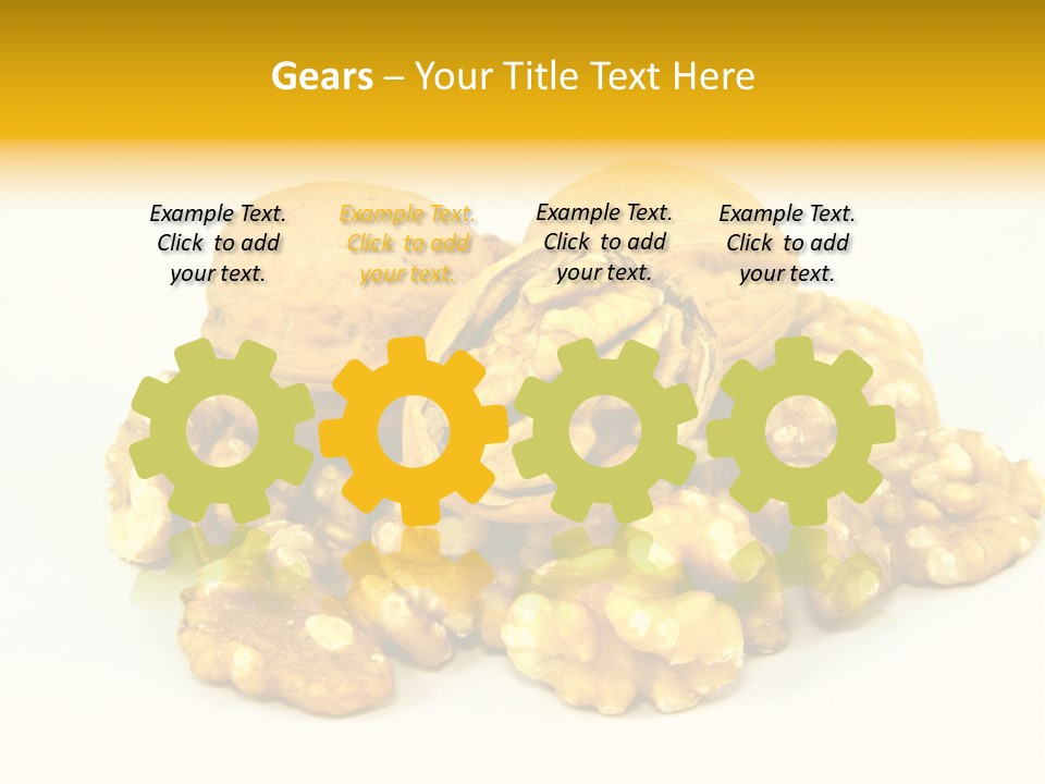 Free Clip Art Walnuts PowerPoint Template