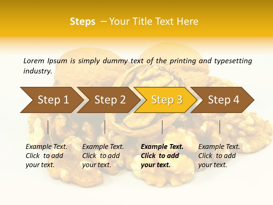 Free Clip Art Walnuts PowerPoint Template