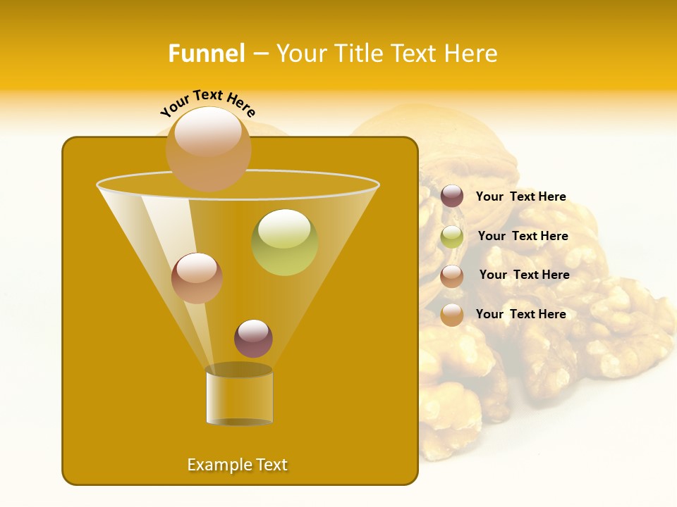 Free Clip Art Walnuts PowerPoint Template