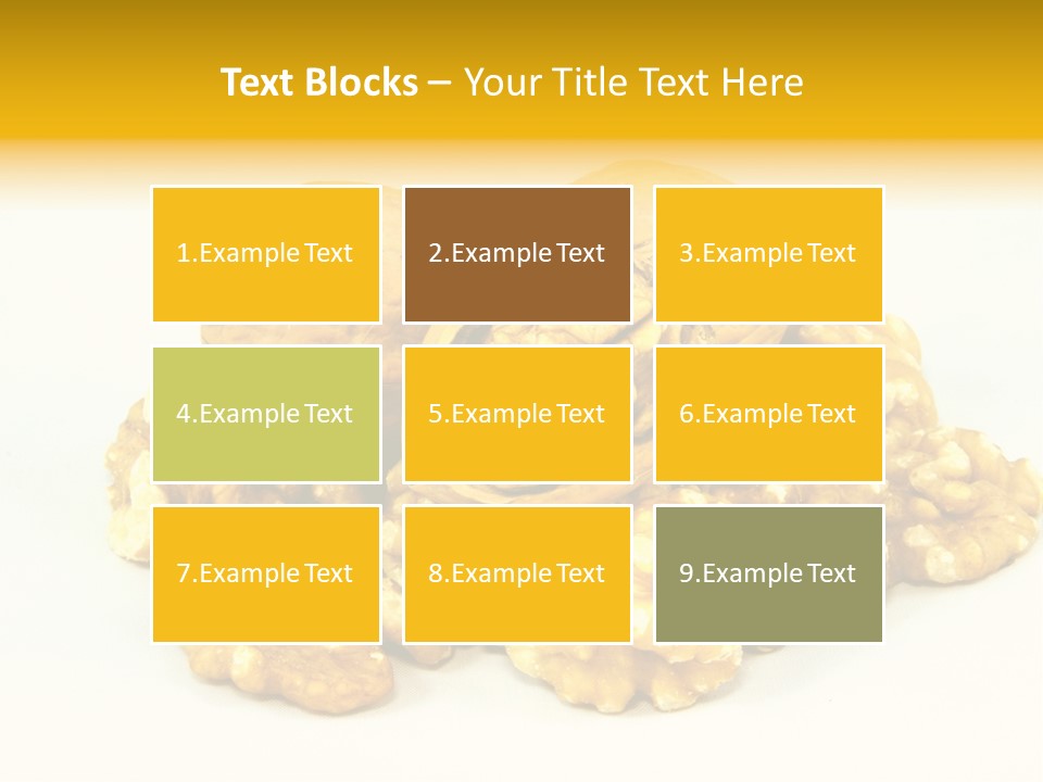 Free Clip Art Walnuts PowerPoint Template