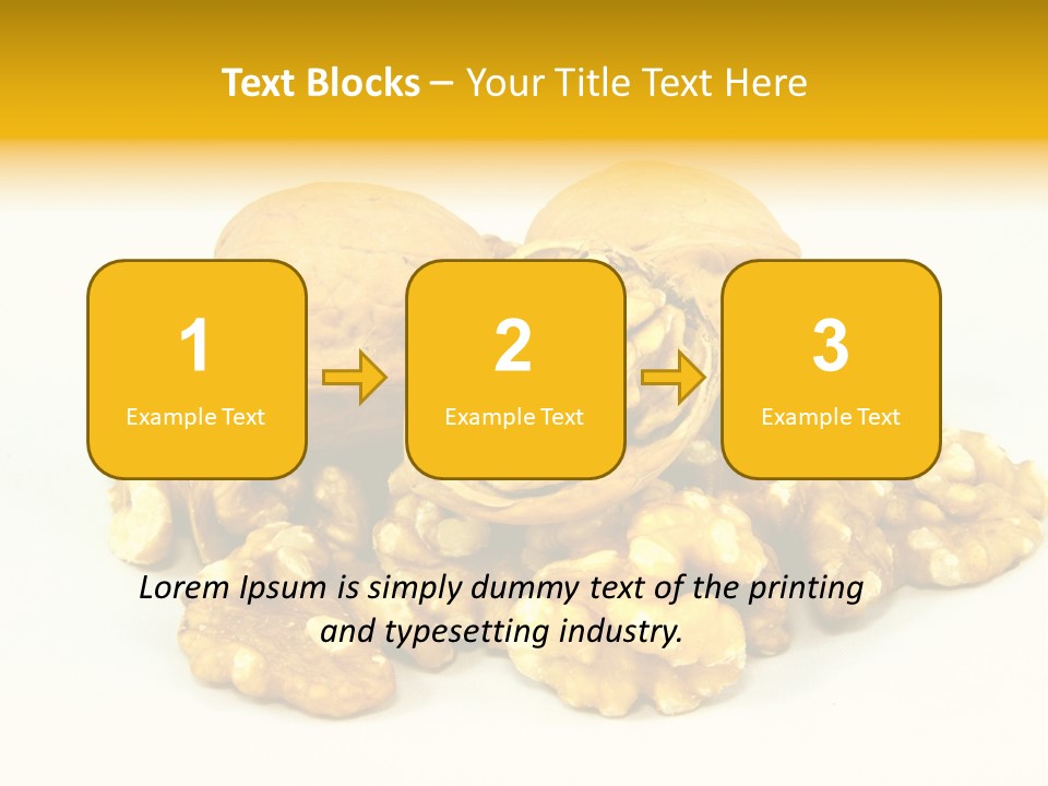 Free Clip Art Walnuts PowerPoint Template