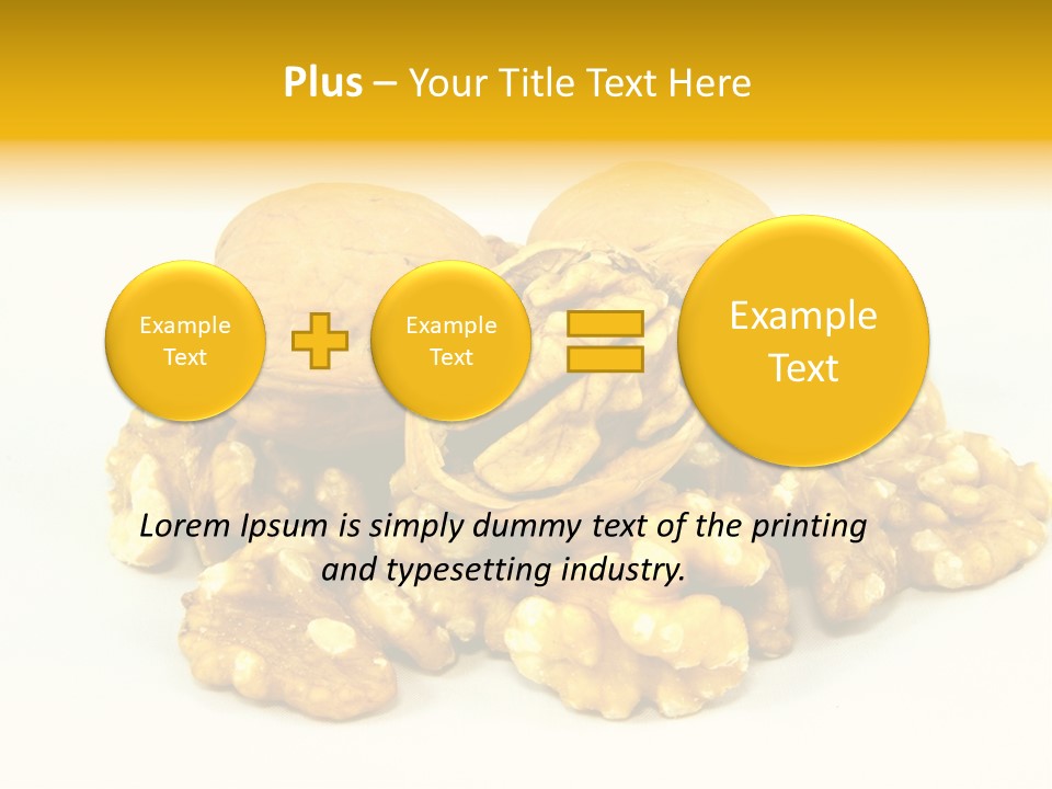 Free Clip Art Walnuts PowerPoint Template