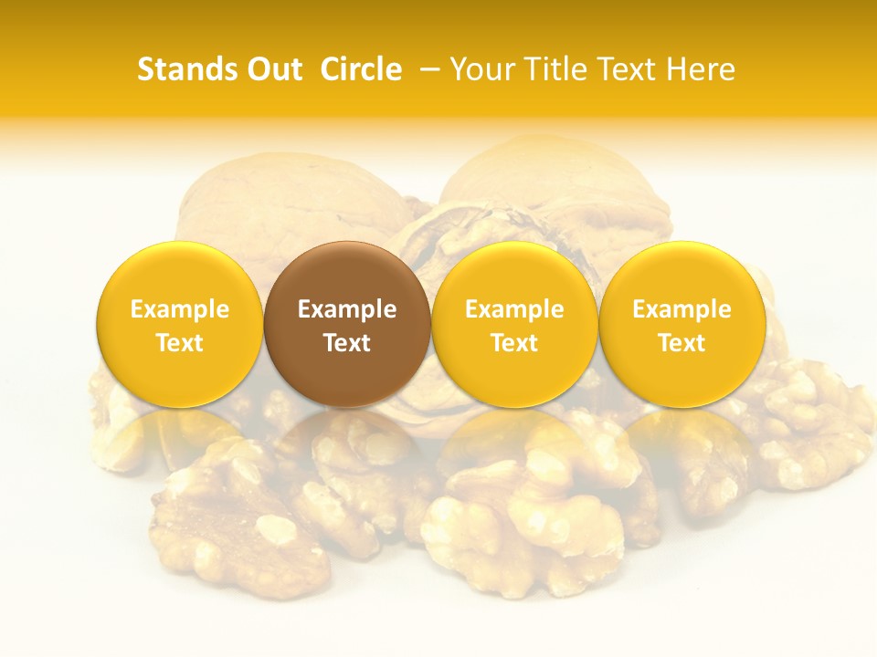 Free Clip Art Walnuts PowerPoint Template