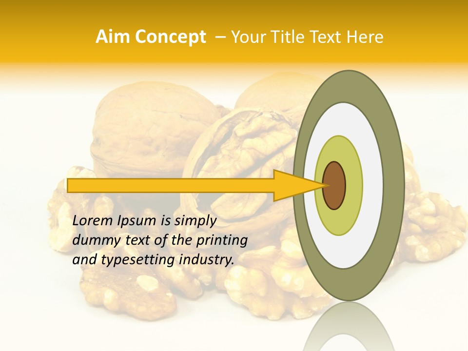 Free Clip Art Walnuts PowerPoint Template