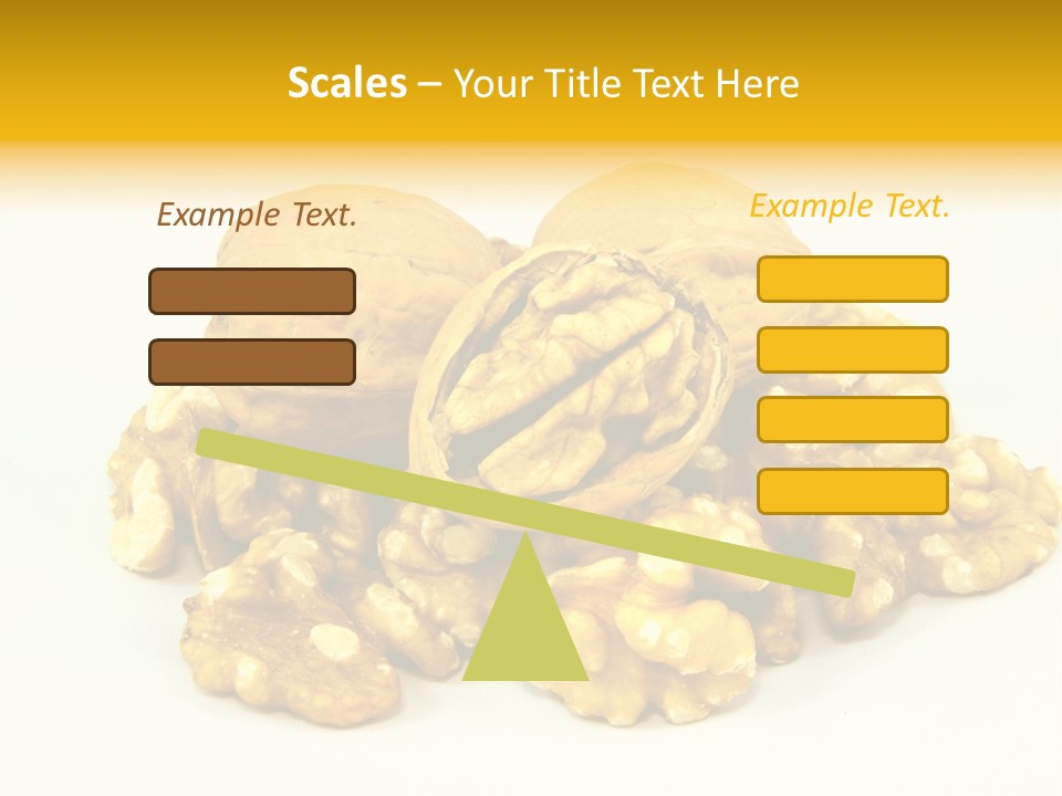 Free Clip Art Walnuts PowerPoint Template