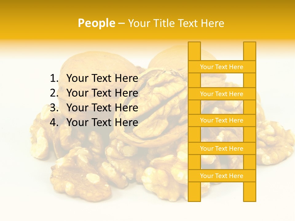 Free Clip Art Walnuts PowerPoint Template