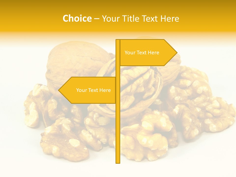 Free Clip Art Walnuts PowerPoint Template