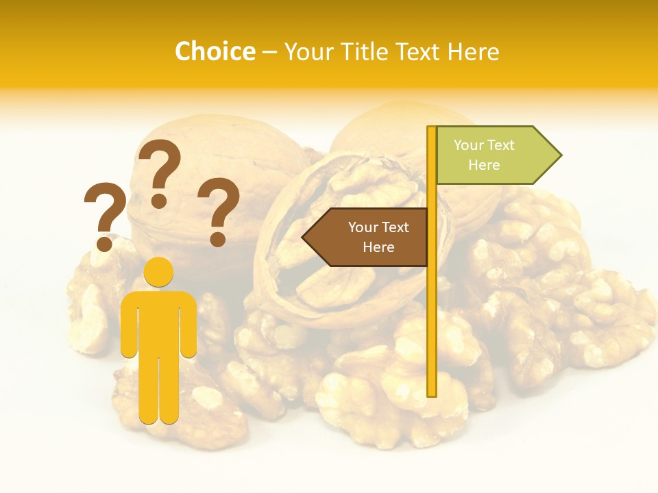 Free Clip Art Walnuts PowerPoint Template