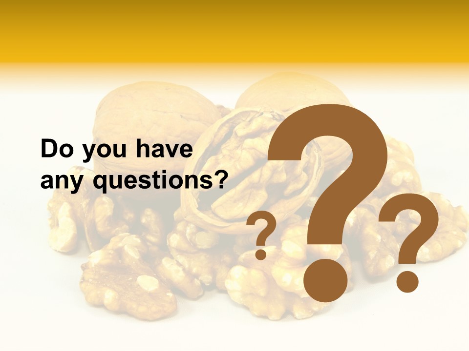 Free Clip Art Walnuts PowerPoint Template