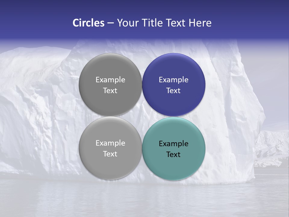 Ice Iceberg Idyllic PowerPoint Template