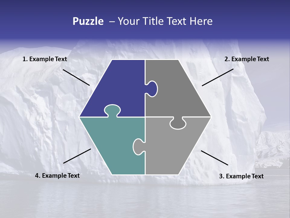 Ice Iceberg Idyllic PowerPoint Template