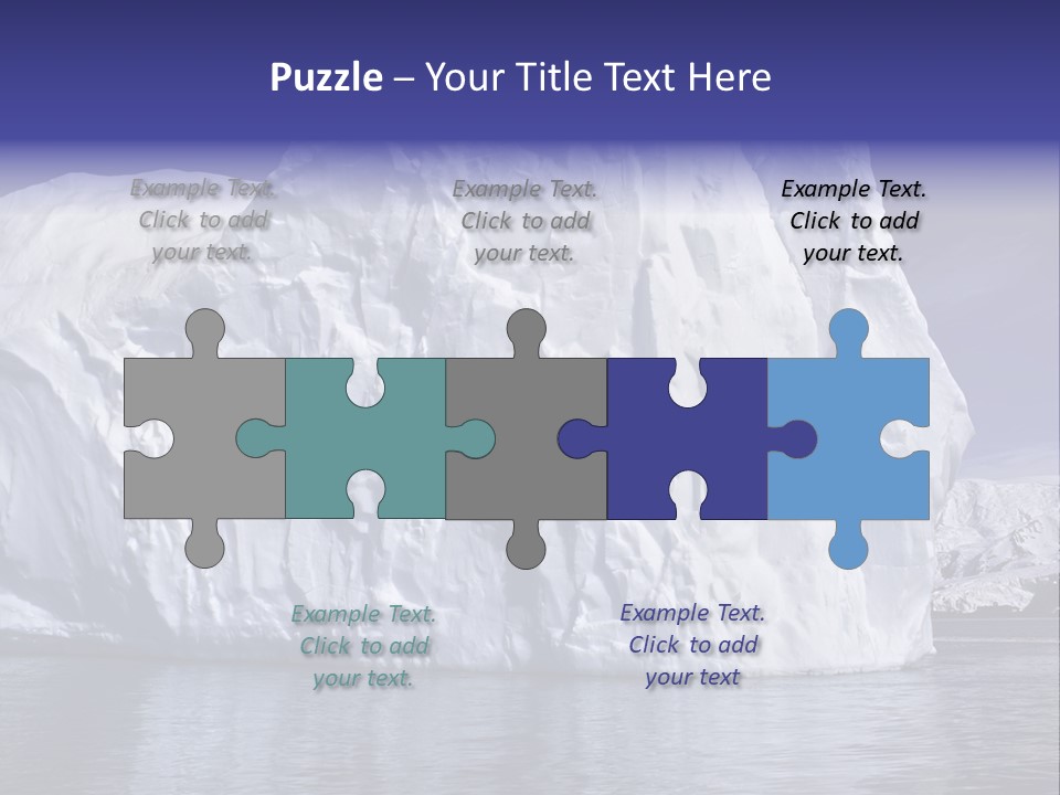 Ice Iceberg Idyllic PowerPoint Template