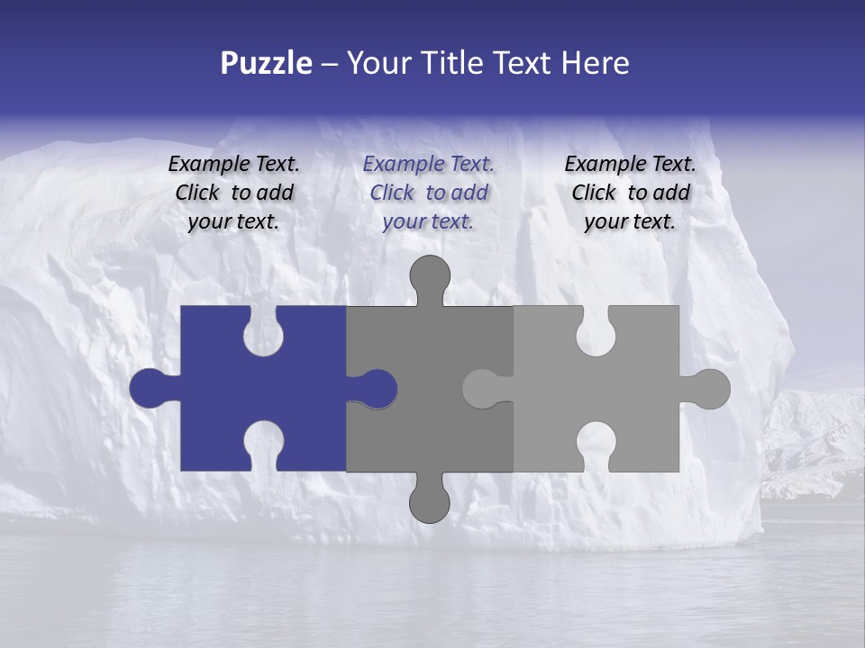 Ice Iceberg Idyllic PowerPoint Template