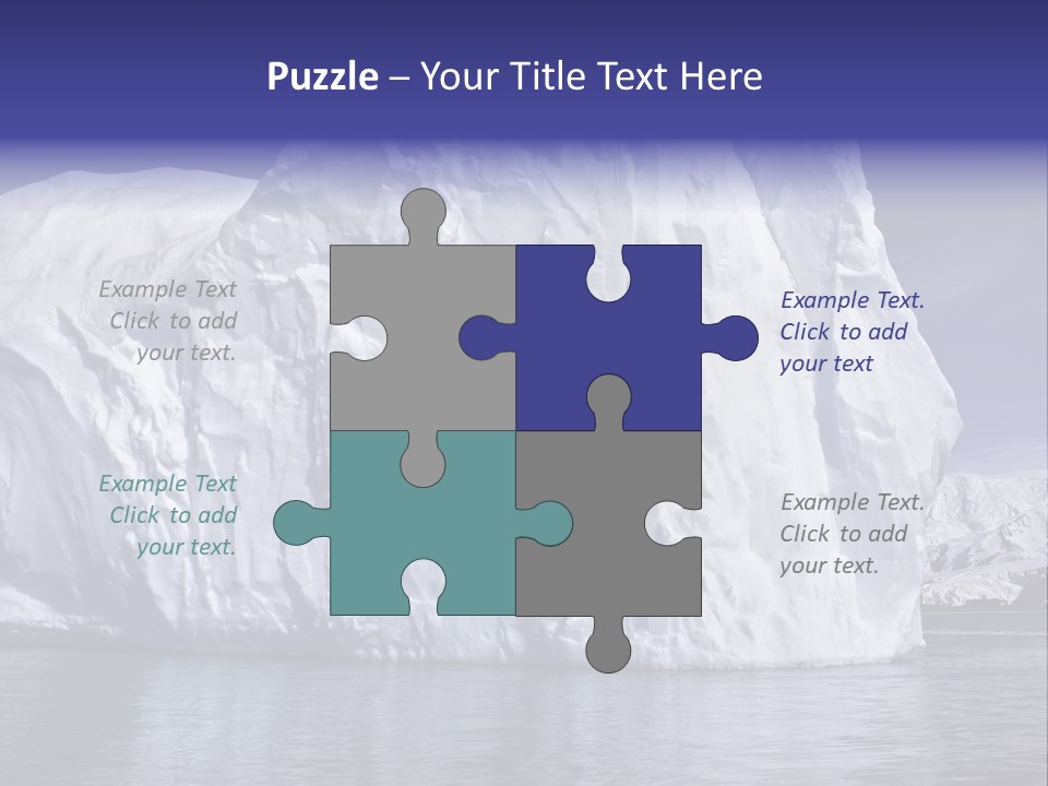 Ice Iceberg Idyllic PowerPoint Template