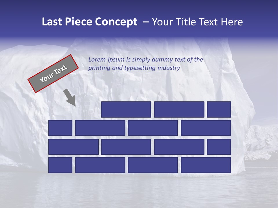 Ice Iceberg Idyllic PowerPoint Template