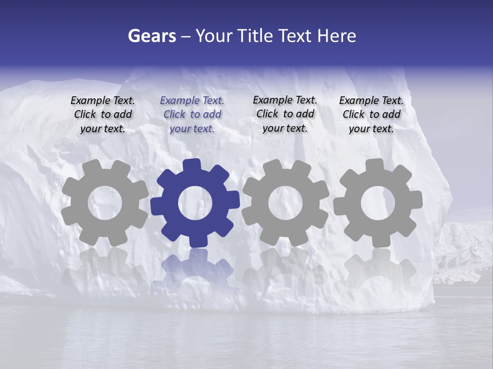 Ice Iceberg Idyllic PowerPoint Template