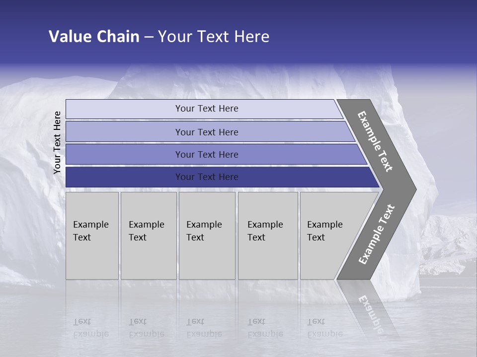 Ice Iceberg Idyllic PowerPoint Template